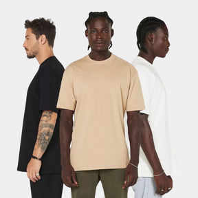 Kit 3 Camisetas Básicas Oversized Streetwear 